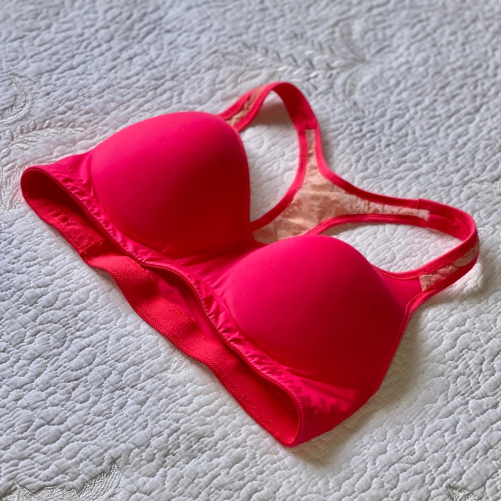 PINK YOGA victoria secret push-up sport bra